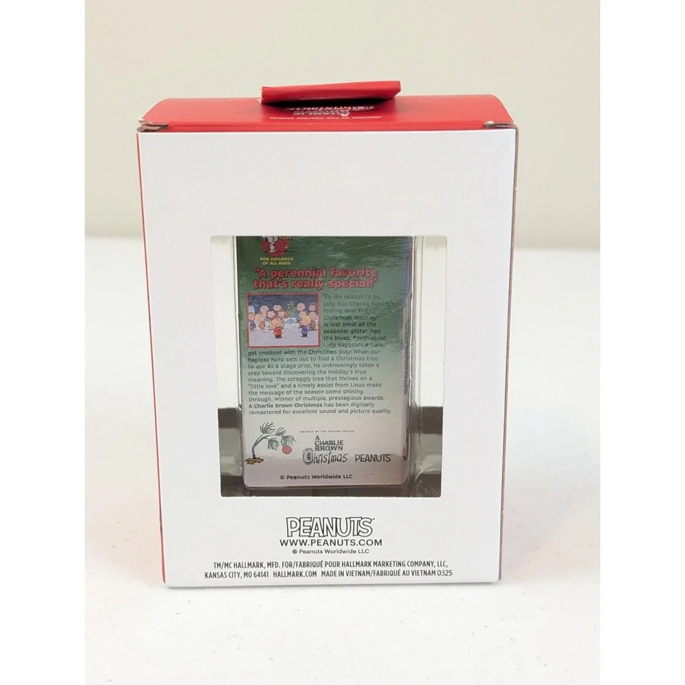 Hallmark Charlie Brown Christmas VHS Tape Christmas Ornament 3